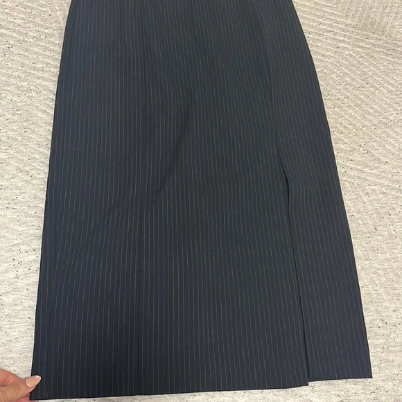 Zara Pinstripe midi dress worn once - Picture 5 of 5